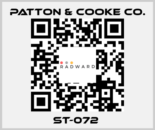 ST-072  Patton & Cooke Co.