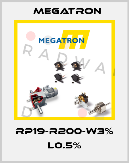 RP19-R200-W3% L0.5% Megatron