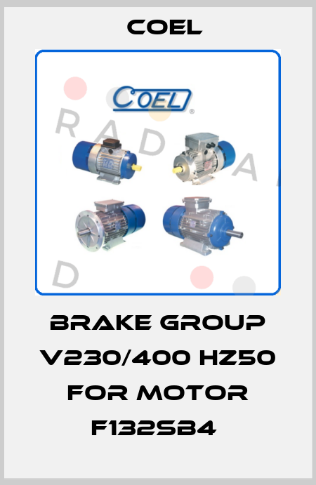 BRAKE GROUP V230/400 HZ50 FOR MOTOR F132SB4  Coel
