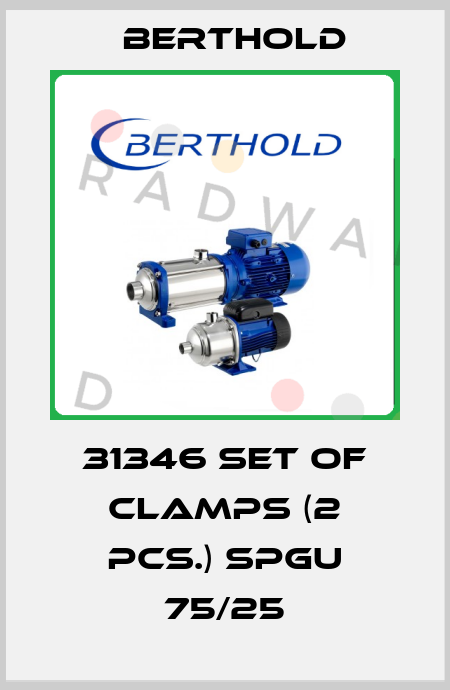31346 Set of clamps (2 pcs.) SPGU 75/25 Berthold