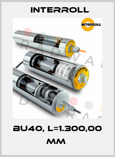 BU40, L=1.300,00 mm  Interroll
