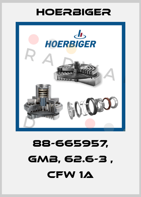 88-665957, GMB, 62.6-3 , CFW 1A Hoerbiger