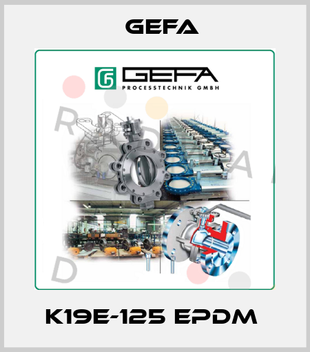 K19E-125 EPDM  Gefa