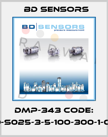 DMP-343 Code: 100-S025-3-5-100-300-1-000 Bd Sensors