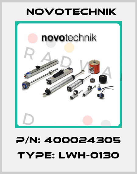 P/N: 400024305 Type: LWH-0130 Novotechnik