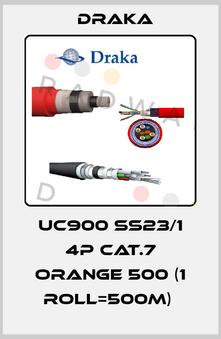 UC900 SS23/1 4P Cat.7 orange 500 (1 roll=500m)  Draka