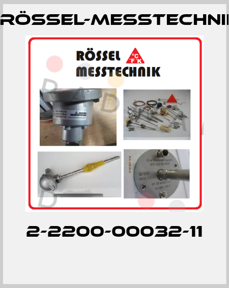 2-2200-00032-11  Rössel-Messtechnik