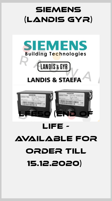 LFE50 (End of Life - available for order till 15.12.2020)  Siemens (Landis Gyr)