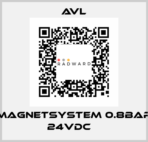 MAGNETSYSTEM 0.8BAR 24VDC    Avl