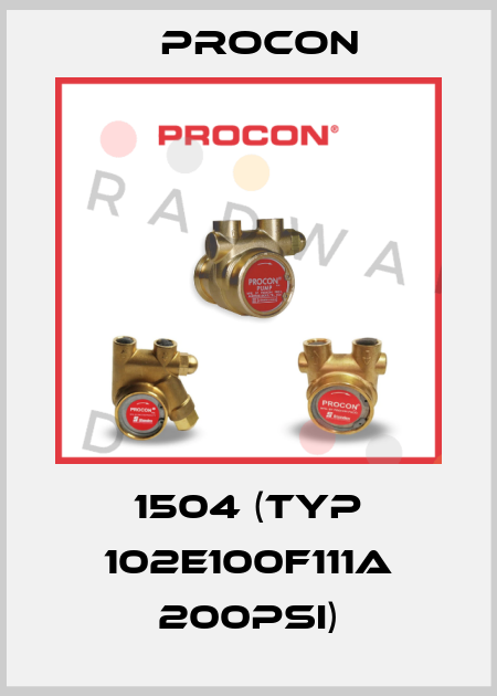 1504 (typ 102E100F111A 200PSI) Procon