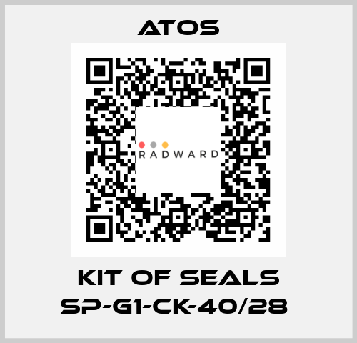 Kit of seals SP-G1-CK-40/28  Atos