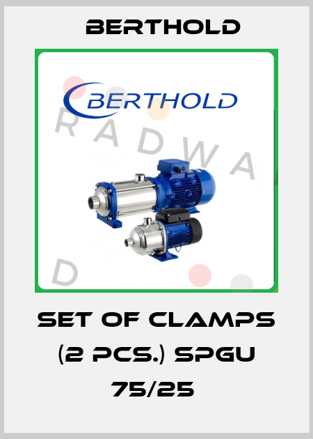 Set of clamps (2 pcs.) SPGU 75/25  Berthold