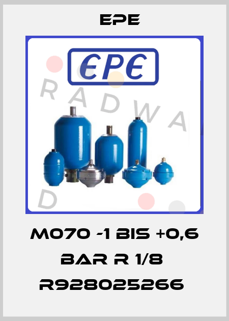 M070 -1 BIS +0,6 BAR R 1/8  R928025266  Epe