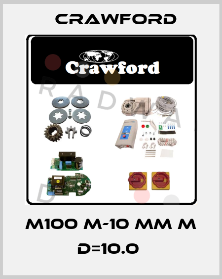 M100 M-10 MM M D=10.0  Crawford