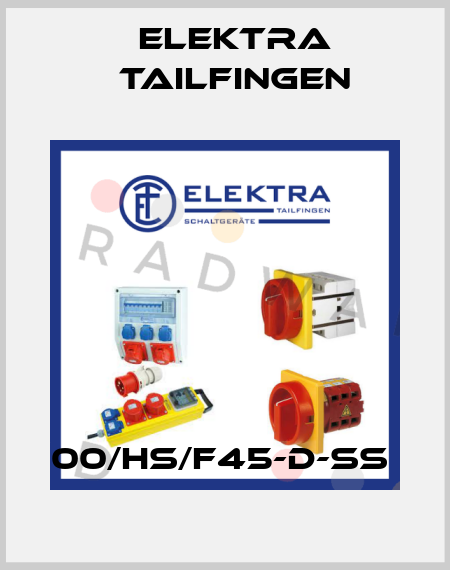 00/HS/F45-D-SS  Elektra Tailfingen
