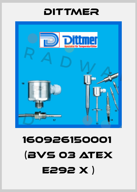 160926150001  (BVS 03 ATEX E292 X ) Dittmer