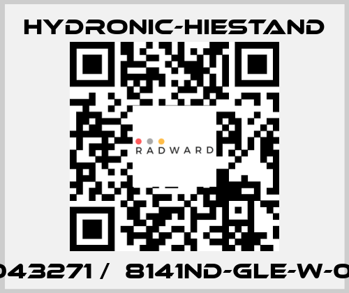 043271 /  8141ND-GLE-W-01 HYDRONIC-HIESTAND