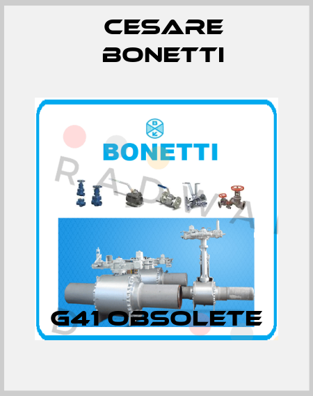 G41 obsolete Cesare Bonetti