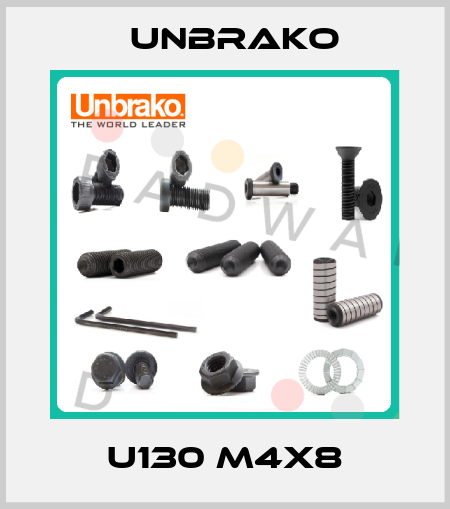 U130 M4X8 Unbrako