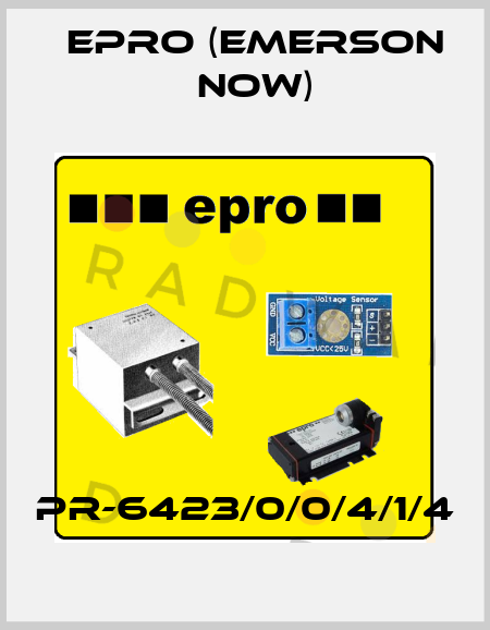 PR-6423/0/0/4/1/4 Epro (Emerson now)