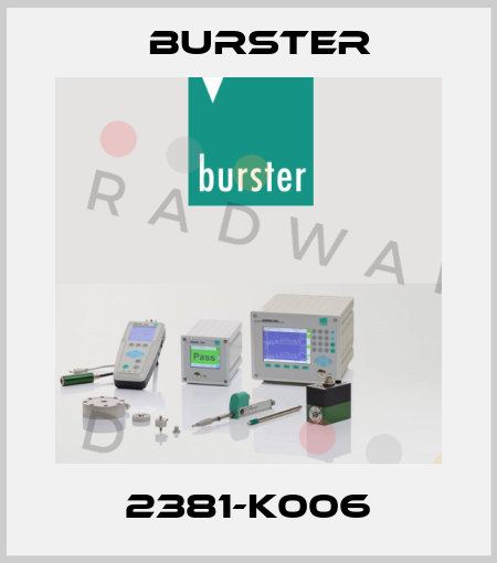 2381-K006 Burster