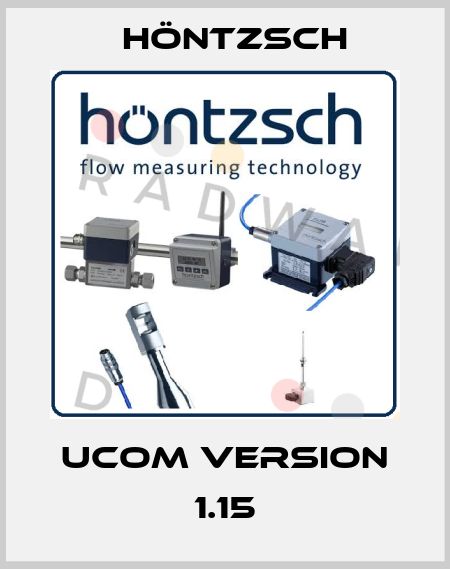 UCOM Version 1.15 Höntzsch