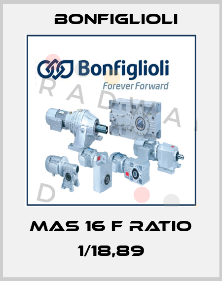 MAS 16 F RATIO 1/18,89 Bonfiglioli