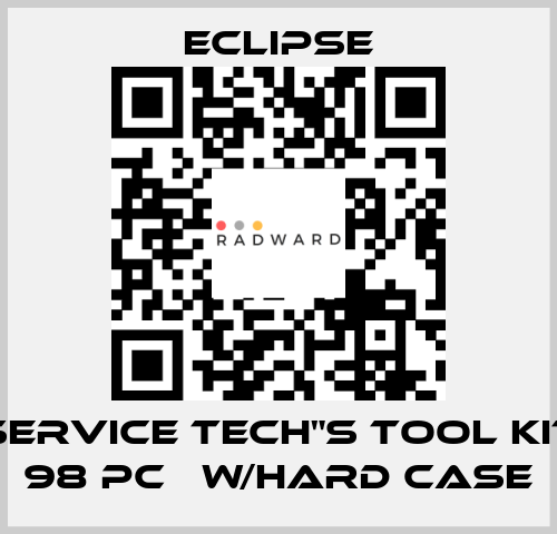 SERVICE TECH"S TOOL KIT 98 PC   w/HARD CASE Eclipse