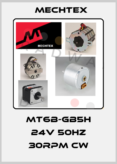 MT6b-GB5H 24V 50Hz 30RPM CW Mechtex