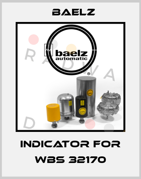 Indicator for WBS 32170 Baelz