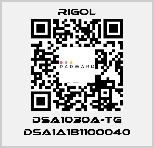 DSA1030A-TG DSA1A181100040 Rigol