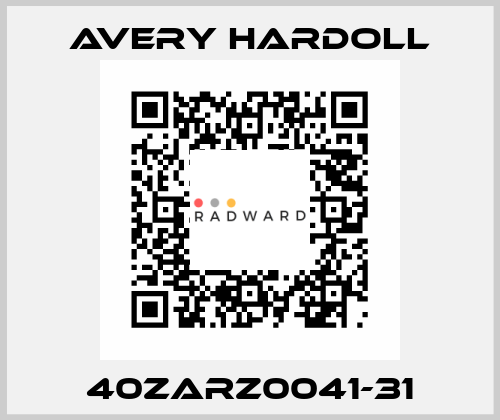 40ZARZ0041-31 AVERY HARDOLL