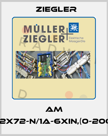 AM 72x72-n/1A-6xiN,(0-200) Ziegler