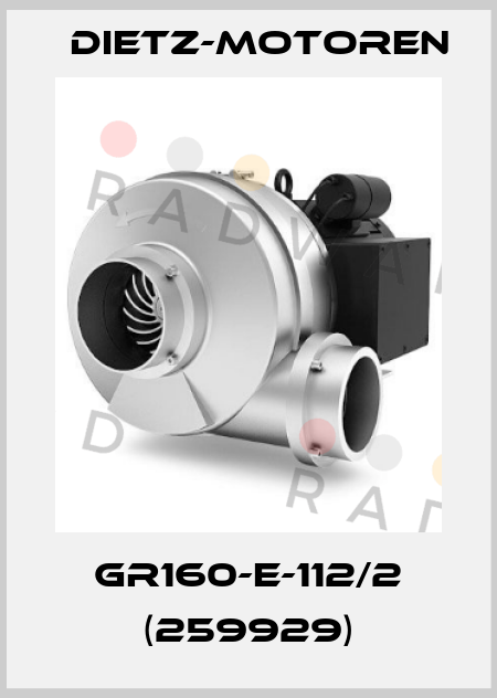 GR160-E-112/2 (259929) Dietz-Motoren
