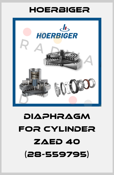 Diaphragm for cylinder ZAED 40 (28-559795) Hoerbiger