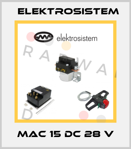 MAC 15 DC 28 V Elektrosistem