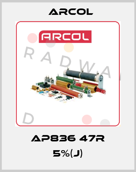 AP836 47R 5%(J) Arcol