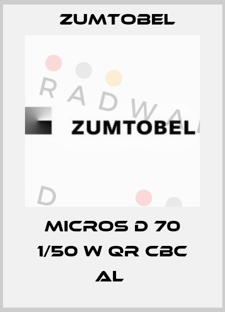 MICROS D 70 1/50 W QR CBC AL  Zumtobel