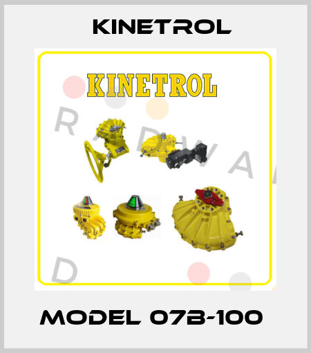MODEL 07B-100  Kinetrol