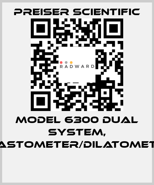 Model 6300 Dual System, Plastometer/Dilatometer  Preiser Scientific