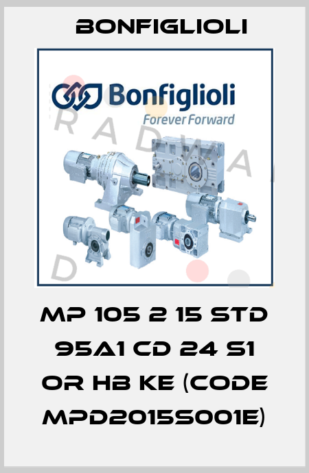 MP 105 2 15 STD 95A1 CD 24 S1 OR HB KE (CODE MPD2015S001E) Bonfiglioli