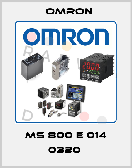 MS 800 E 014 0320  Omron