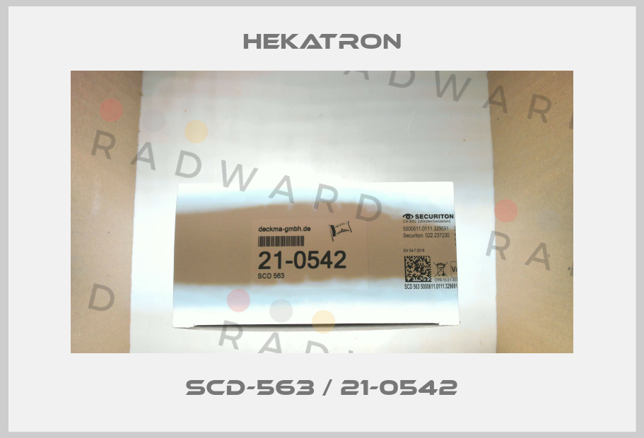SCD-563 / 21-0542 Hekatron