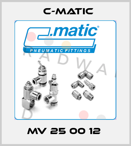 MV 25 00 12  C-Matic