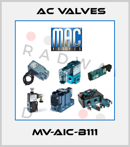 MV-AIC-B111 МAC Valves