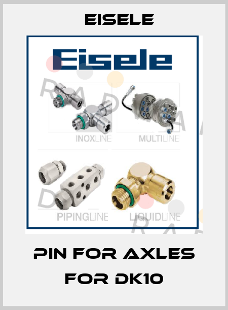Pin for axles for DK10 Eisele
