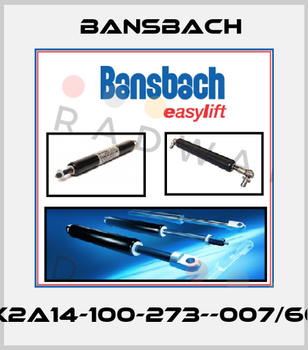 EOX2A14-100-273--007/600N Bansbach