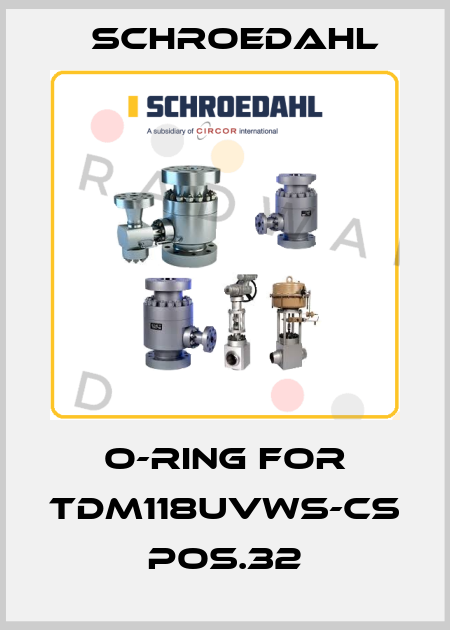 O-Ring for TDM118UVWS-CS pos.32 Schroedahl