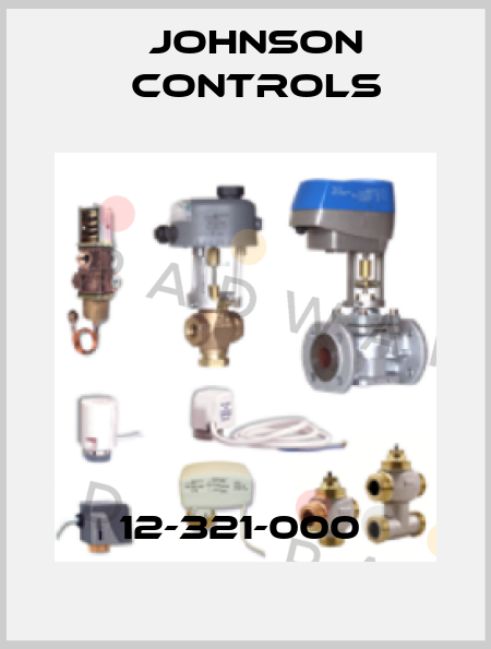 12-321-000  Johnson Controls