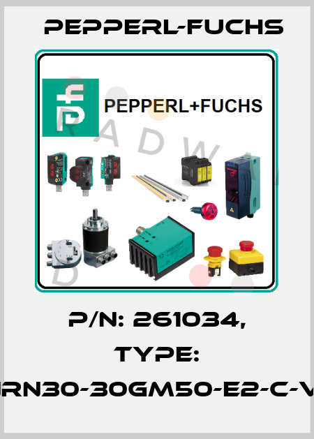 p/n: 261034, Type: NRN30-30GM50-E2-C-V1 Pepperl-Fuchs